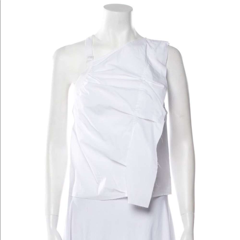 Rachel Comey One Shoulder Asymmetric Top Size 6